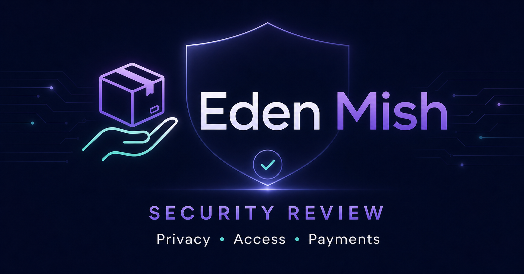 EdenMish security review covering privacy, access and payments